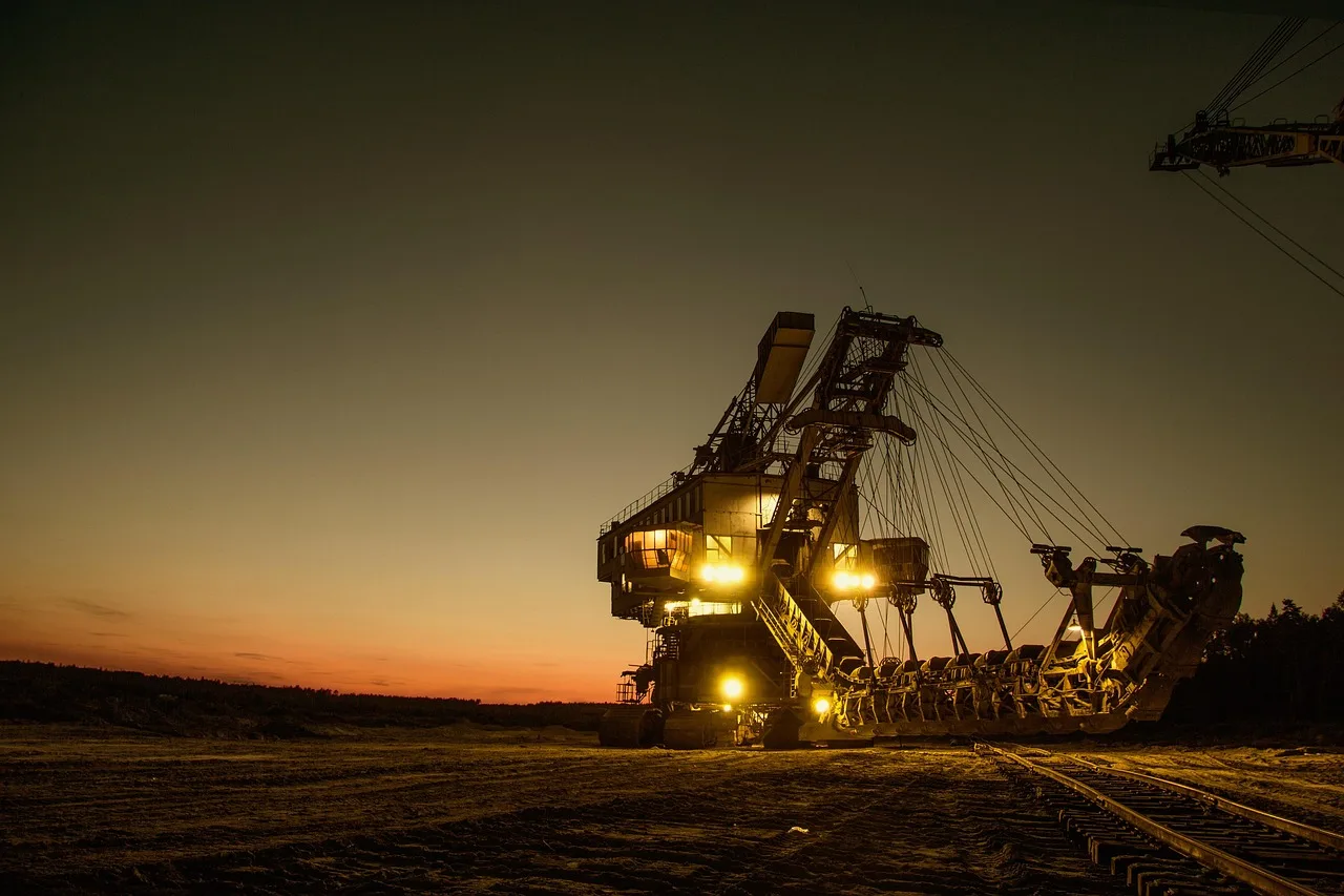 mining excavator, mining, heavy machinery, bucket-wheel excavator, illuminated, night, technology, excavator, dig, industry, construction site, working, construction, mining, mining, mining, mining, mining, construction, construction, construction. A working brief on equipment rental suppliers