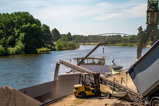 port, ship, loading, nienburg, weser, container, transport, trade, feed, animal feed, forklift, forklift, forklift, forklift, forklift, forklift. What an equipment rental business needs to operate legally