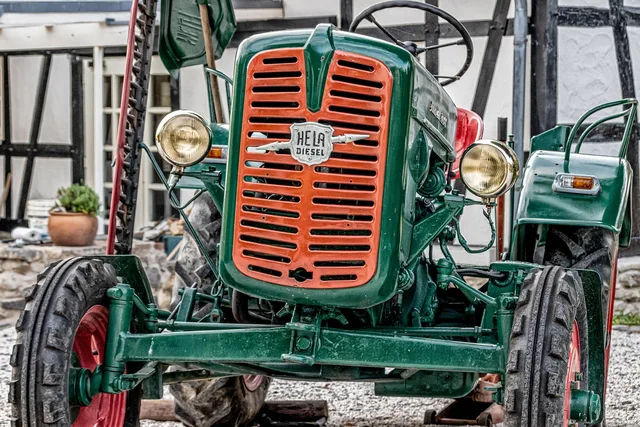 tractor, machine, agriculture, farm yard, landscape, rural, vehicle, equipment, field, technology, agricultural engineering, agricultural machine, historical, engine, working machine, old, green, orange, red, rubber, bikes, tractor, tractor, tractor, tractor, tractor. Before you act on equipment rental preventive maintenance checklist
