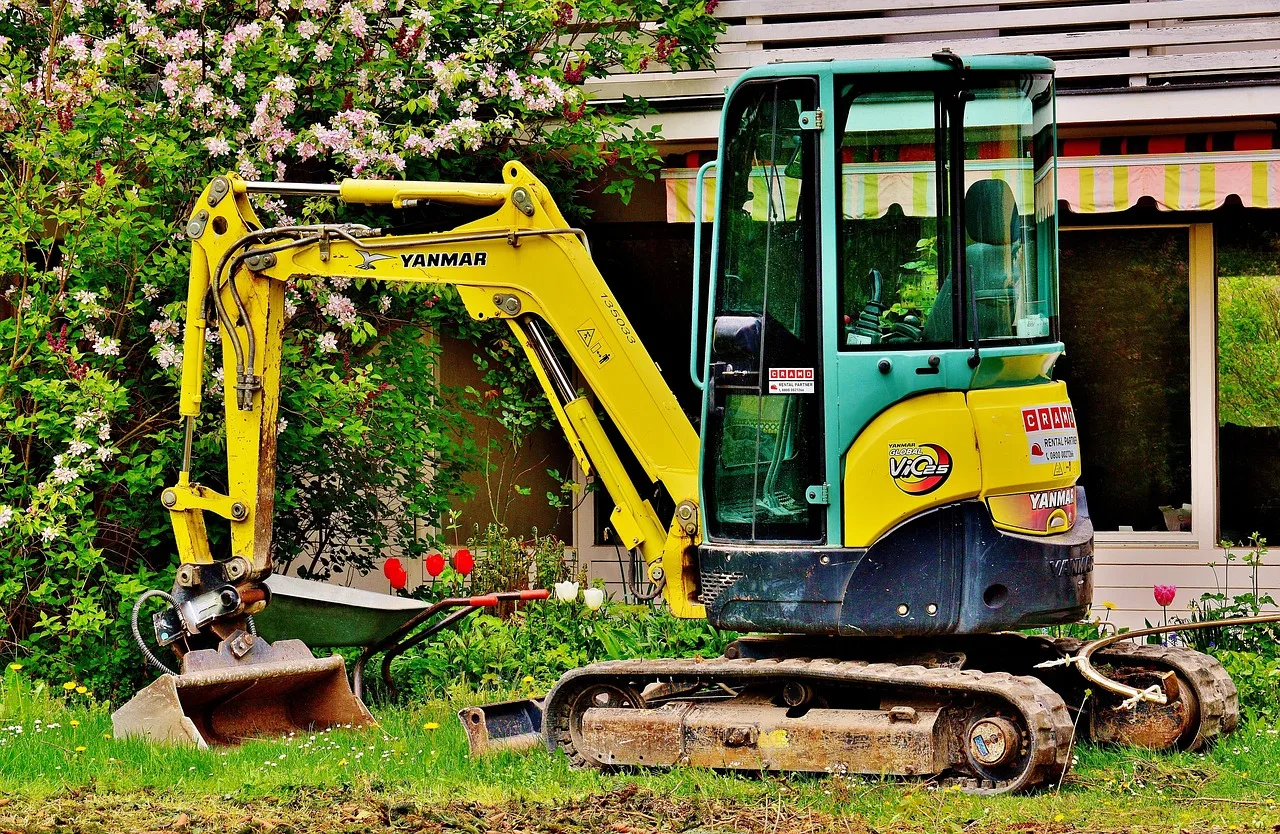 excavator, nature, garden, gardening, machine, excavator bucket. Sourcing US equipment for Canadian yards under CUSMA and CBSA rules